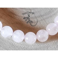 Bracelet Quartz Rose - 8 mm